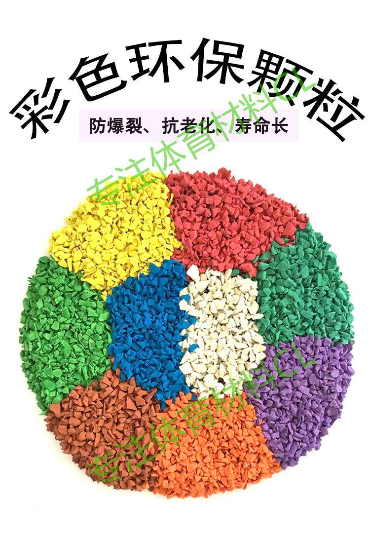 epdm橡胶颗粒胶水幼儿园篮球场地胶室外塑胶跑道地面地坪地垫材料(图2)