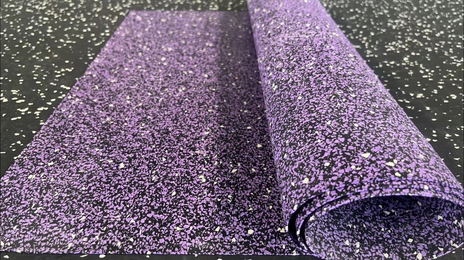 健身房橡胶卷材隔音地胶运动缓冲减震垫耐磨防滑地垫橡胶卷材垫子(图15)