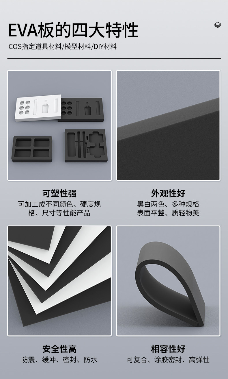 隔音减震砖浮筑楼板地面悬浮酒吧垫高密度eva橡胶块防震缓冲地垫(图9)