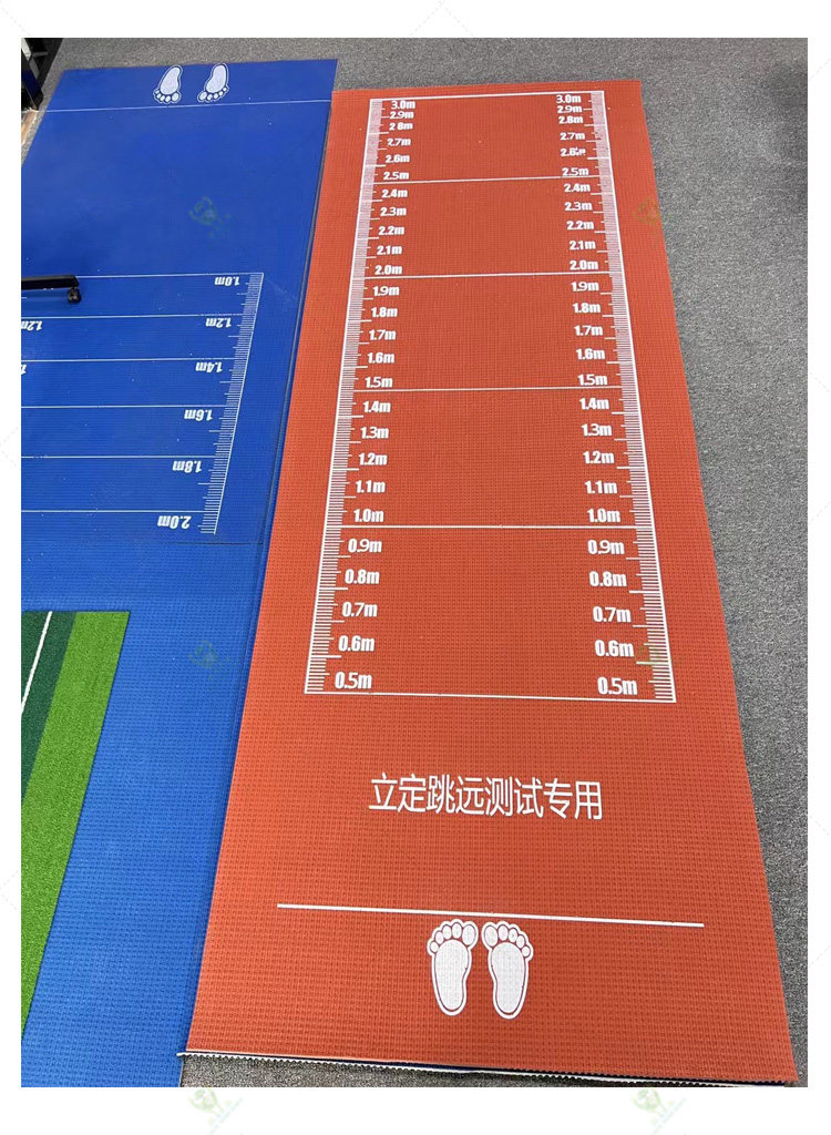 预制型助跑道卷材 跳远跑道成品垫子 比赛训练跳远跑步橡胶跑道垫(图8)