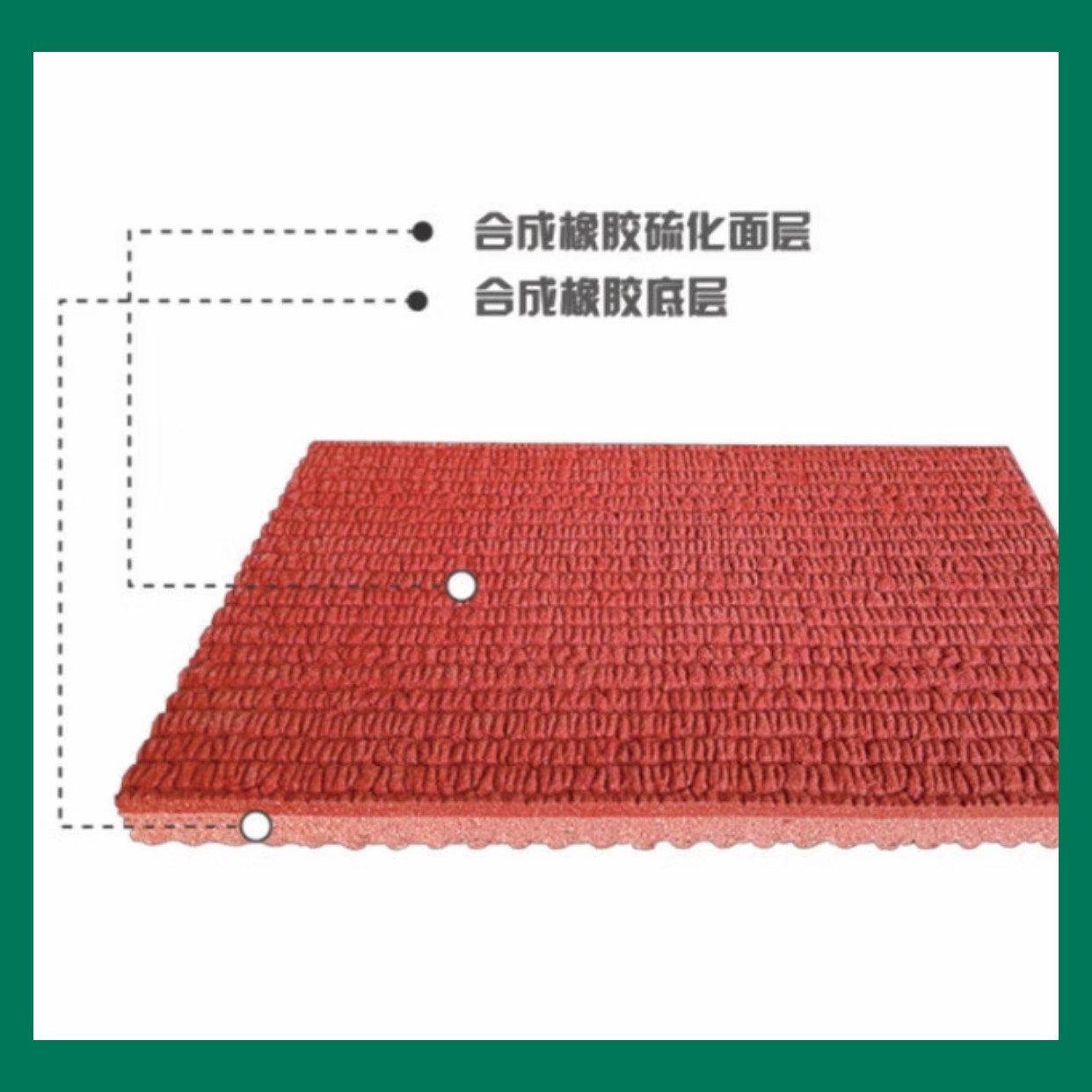 体育高考立定三级跳远垫助跑道沙坑起跳垫预制型室内外成品跑道垫(图4)